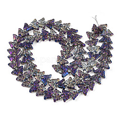 Стеклянные бусины с гальваническим покрытием &nbsp;EGLA-N012-04A