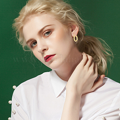 1 пара 925 серег-колец из стерлингового серебра&nbsp;STER-BBC0007-73G