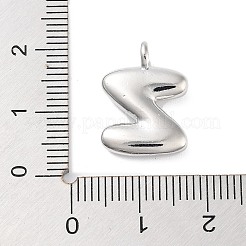 Подвески из латуни с покрытием стойки с буквами-шариками&nbsp;X-KK-C050-01P-Z