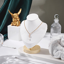 Подставки для ожерелий из искусственной кожи и дерева&nbsp;NDIS-WH0020-02A-01