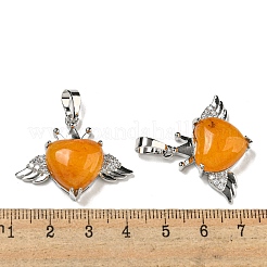 Смешанные натуральные и синтетические драгоценные камни с подвесками из прозрачного кубического циркония&nbsp;G-G133-02P