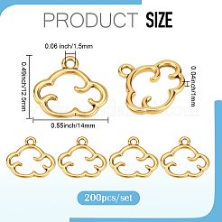 200шт подвески из сплава в тибетском стиле&nbsp;FIND-PH0028-21