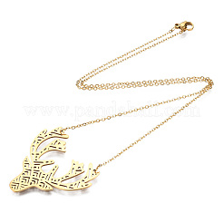 201 подвеска из нержавеющей стали NJEW-T009-JN093-2-40