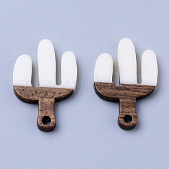 Подвески из смолы и ореха&nbsp;RESI-N025-008A-B02