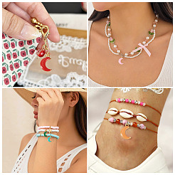 50 шт. эмалированные подвески из нержавеющей стали 304&nbsp;STAS-TA0003-32C