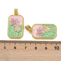 Латунь эмаль подвески&nbsp;KK-L190-012G-02