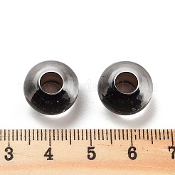 Прозрачного акрилового Европейский бисером&nbsp;TACR-P009-C01-05