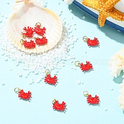 Латунь эмаль подвески&nbsp;KK-C143-54A-G