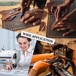 Плоские имитационные кожаные шнуры&nbsp;LC-WH0008-06B