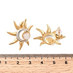 Серьги-гвоздики из нержавеющей стали 304&nbsp;LS-EJEW-B151-01