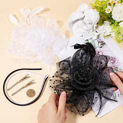 2 комплект из 2-х цветных женских шапок-волшебниц&nbsp;OHAR-GF0001-38