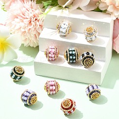 Непрозрачные акриловые бусины в непальском стиле&nbsp;OACR-CJC0018-13