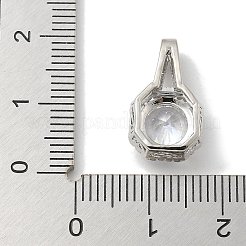 Стойки обшивки латунь микро проложить Циркон подвеску&nbsp;KK-L224-050P-02