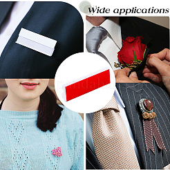 Прямоугольная пластиковая брошь фурнитура&nbsp;JEWB-CP0001-38B