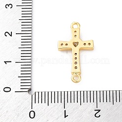 Шармы-соединители из латуни с микропаве из кубического циркония&nbsp;KK-S510-16G