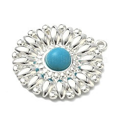 Окрашенные синтетические бирюзовые подвески&nbsp;LS-STAS-G374-05S-18