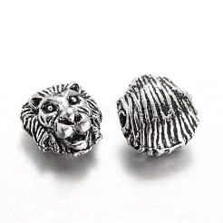 Сплавочные овальные бусины тибетского стиля &nbsp;PALLOY-E422-01AS