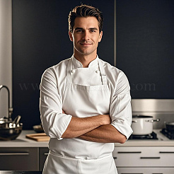 Фартук без рукавов из полиэстера&nbsp;AJEW-WH20054-028B