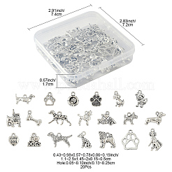 3 комплект подвесок из сплава в тибетском стиле&nbsp;FIND-FS0004-04