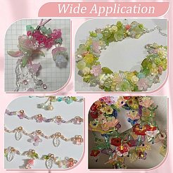 1300шт 13 цвета прозрачные акриловые колпачки для бусин&nbsp;TACR-SP0001-07