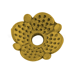 4 -petal тибетский стиль сплава цветок крышки шарика&nbsp;LS-TIBE-S222-AG-RS