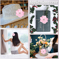 Аксессуары для украшений из полиэстера и стразов&nbsp;DIY-WH20063-015E