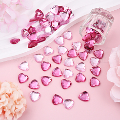 200 шт. 2 цвета имитация тайваньских акриловых кабошонов со стразами&nbsp;GACR-YW0001-06