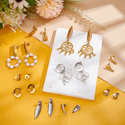 Фурнитура для сережек-гвоздиков из нержавеющей стали 304&nbsp;STAS-UN0004-11