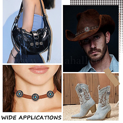 12 комплект декоративных заклепок из сплава 3 цветов&nbsp;BUTT-CP0001-07B