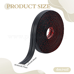 4 м самоклеящиеся противоударные полосы TPE&nbsp;AJEW-WH0609-412B