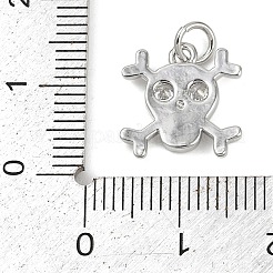 Латунные микропаве прозрачные подвески с фианитом&nbsp;KK-L231-10P