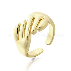 Латунные манжеты для женщин&nbsp;RJEW-G347-07G