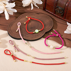4шт 4-цветный плетеный нейлоновый шнур для изготовления браслета&nbsp;MAK-TA0001-26A