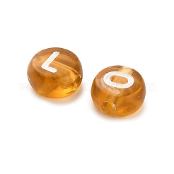 Непрозрачные акриловые бусины&nbsp;OACR-H046-02D