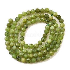 Бусы из натурального канадского нефрита&nbsp;G-G259-D02-4mm