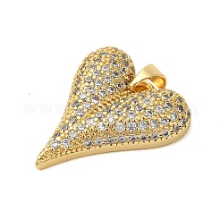 Покрытие стойки латунь микро паве прозрачные перданты из кубического циркония&nbsp;KK-C067-03G