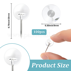 Круглые пластиковые кнопки&nbsp;AJEW-WH20070-074A