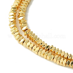 Гальванические нити из синтетических немагнитных гематитовых бусин&nbsp;G-I360-T01-01