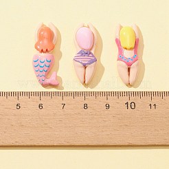 12шт 3 стиля непрозрачные кабошоны из смолы&nbsp;CRES-FS0001-10