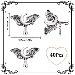 40 шт. Подвески из сплава в тибетском стиле&nbsp;FIND-SC0009-41