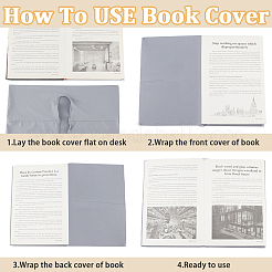 Обложки для книг из эластичной ткани&nbsp;AJEW-WH20010-22E