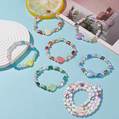 3 нить гальваника стеклянные бусины нити&nbsp;EGLA-PA0001-25D