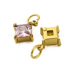 Подвески из нержавеющей стали 304 со стразами&nbsp;STAS-E550-41G