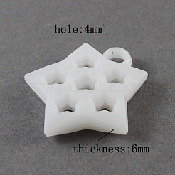 Непрозрачные акриловые подвески&nbsp;SACR-R695-2