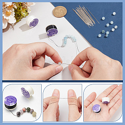 2 рулон ниток для бисероплетения из полиэстера со специальным покрытием 2 цветов&nbsp;OCOR-NB0002-05