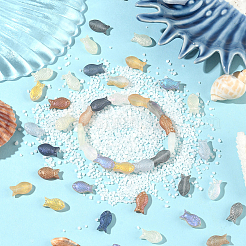 90 шт. нити из матовых стеклянных бусин 9 цветов&nbsp;GLAA-SC0002-86