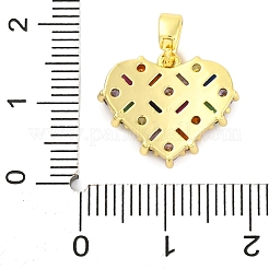 Латунные микро проложить кубического циркония подвески&nbsp;LS-KK-A232-03G