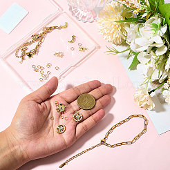 Наборы для самостоятельного изготовления браслетов с подвесками в виде звездного неба&nbsp;DIY-BBC0002-76