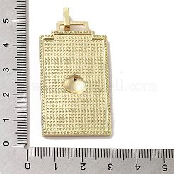 Подвеска из латуни микропаве с фианитами и эмалью&nbsp;LS-KK-H458-02G-B01