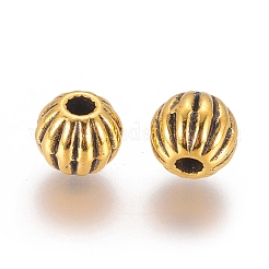 Сплавочные овальные бусины тибетского стиля &nbsp;X-GLF10326Y-NF